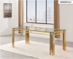 Table a manger "Flute" gold - Image 2