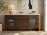Buffet en bois clair - Image 4