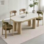 Table à manger ovale design contemporain